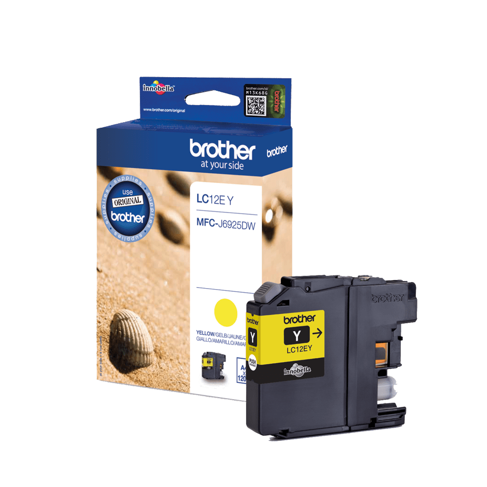 LC12EY - Genuine Brother Ink Cartridge - Yellow 3